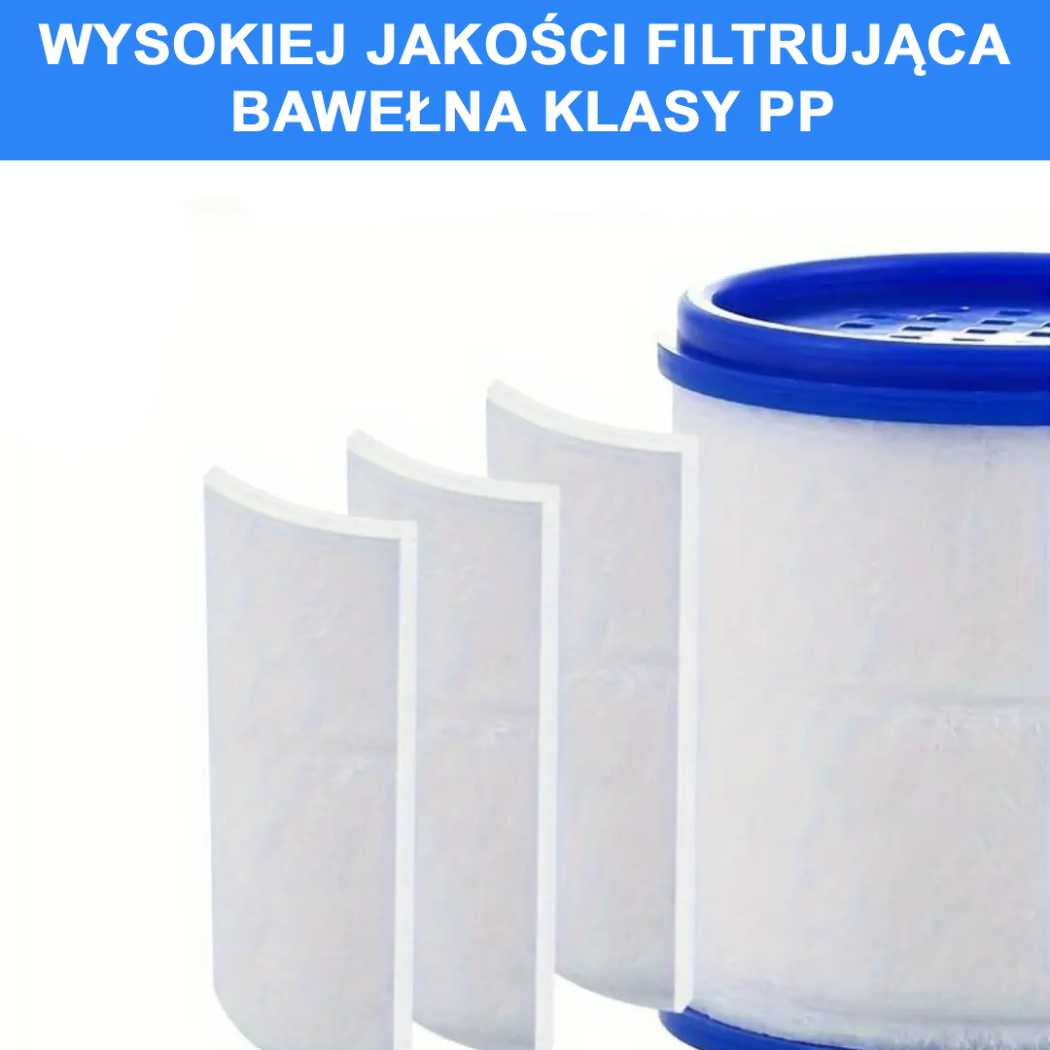 8 szt. filtrów wymiennych do filtra Aquaro