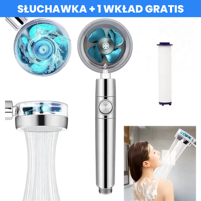 EcoShower Pro - energooszczędna słuchawka prysznicowa z filtrem