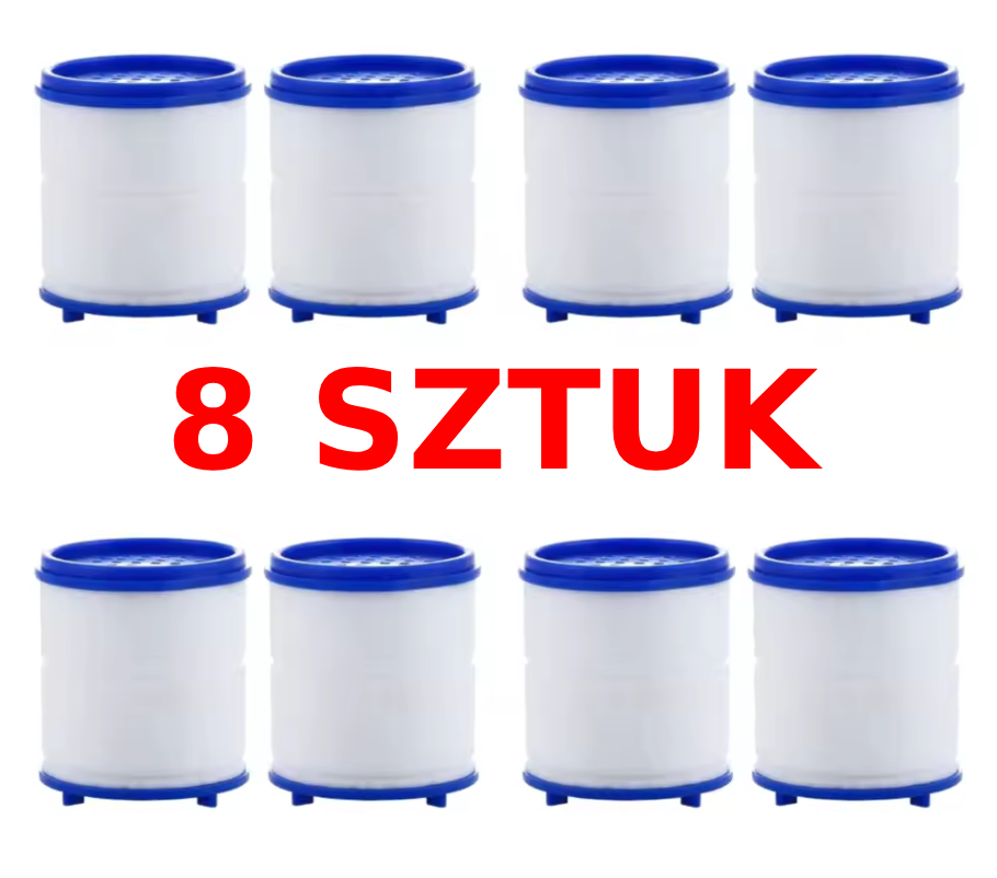 8 szt. filtrów wymiennych do filtra Aquaro