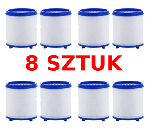 8 szt. filtrów wymiennych do filtra Aquaro