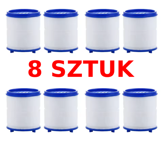 8 szt. filtrów wymiennych do filtra Aquaro